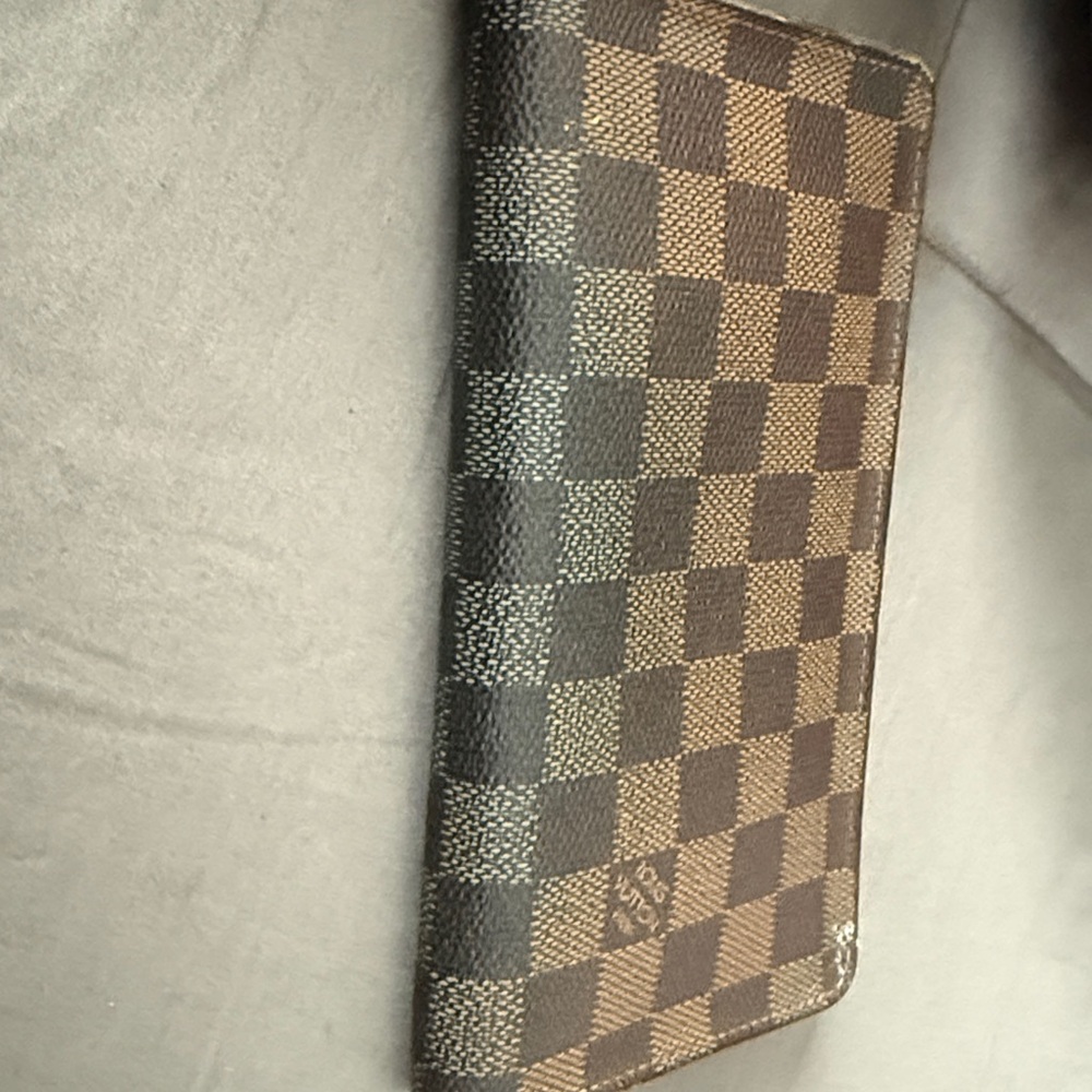 Louis Vuitton Damier Ebene Wallet in Brown and Black - Picture 2 of 3